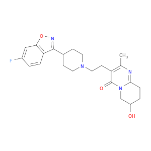 3-(2-(4-(6-Fluorobenzo[d]isoxazol-3-yl)piperidin-1-yl)ethyl)-7-hydroxy-2-methyl-6,7,8,9-tetrahydro-4H-pyrido[1,2-a]pyrimidin-4-one