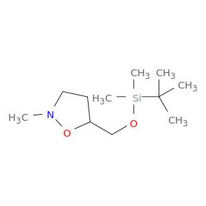 Isoxazolidine, 5-[[[(1,1-dimethylethyl)dimethylsilyl]oxy]methyl]-2-methyl-