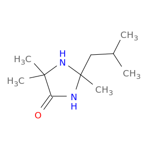 4-Imidazolidinone, 2,5,5-trimethyl-2-(2-methylpropyl)-