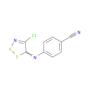 Benzonitrile, 4-[(4-chloro-5H-1,2,3-dithiazol-5-ylidene)amino]-