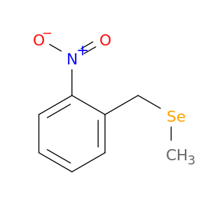 Benzene, 1-[(methylseleno)methyl]-2-nitro-