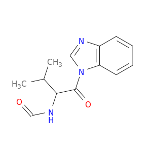 1H-Benzimidazole, 1-[2-(formylamino)-3-methyl-1-oxobutyl]-