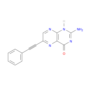 4(1H)-Pteridinone, 2-amino-6-(phenylethynyl)-