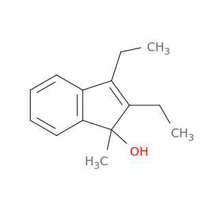 1H-Inden-1-ol, 2,3-diethyl-1-methyl-