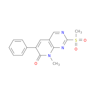 Pyrido[2,3-d]pyrimidin-7(8H)-one,8-methyl-2-(methylsulfonyl)-6-phenyl-