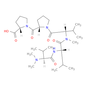 L-Proline, N,N-dimethyl-L-valyl-L-valyl-N-methyl-L-valyl-L-prolyl-