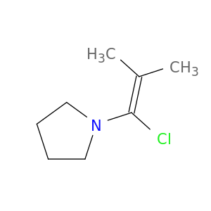 Pyrrolidine, 1-(1-chloro-2-methyl-1-propenyl)-