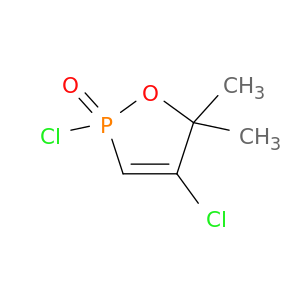 1,2-Oxaphosphole, 2,4-dichloro-2,5-dihydro-5,5-dimethyl-, 2-oxide