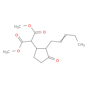 Propanedioic acid, [3-oxo-2-(2-pentenyl)cyclopentyl]-, dimethyl ester