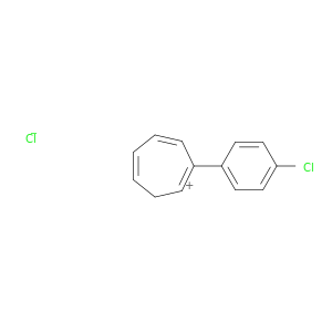 Cycloheptatrienylium, (4-chlorophenyl)-, chloride