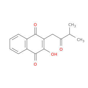1,4-Naphthalenedione, 2-hydroxy-3-(3-methyl-2-oxobutyl)-
