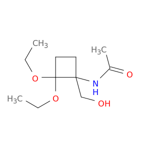 Acetamide, N-[2,2-diethoxy-1-(hydroxymethyl)cyclobutyl]-