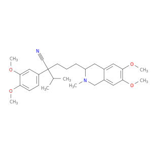 3-Isoquinolinepentanenitrile,a-(3,4-dimethoxyphenyl)-1,2,3,4-tetrahydro-6,7-dimethoxy-2-methyl-a-(1-methylethyl)-, hydrochloride(1:1)