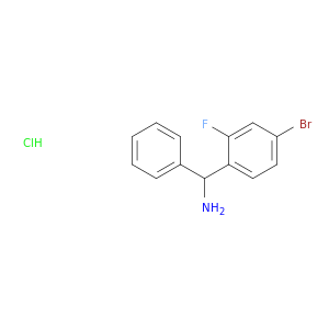 (4-Bromo-2-fluorophenyl)(phenyl)methanamine Hydrochloride