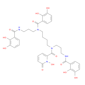 2-Pyridinecarboxamide,N-[3-[(2,3-dihydroxybenzoyl)amino]propyl]-N-[4-[(2,3-dihydroxybenzoyl)[3-[(2,3-dihydroxybenzoyl)amino]propyl]amino]butyl]-1,6-dihydro-1-hydroxy-6-oxo-