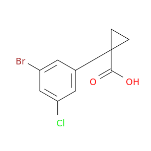 1-(3-Bromo-5-chlorophenyl)cyclopropane-1-carboxylic acid