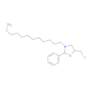 Oxazolidine, 5-(chloromethyl)-3-dodecyl-2-phenyl-