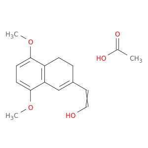 Ethenol, 2-(3,4-dihydro-5,8-dimethoxy-2-naphthalenyl)-, acetate