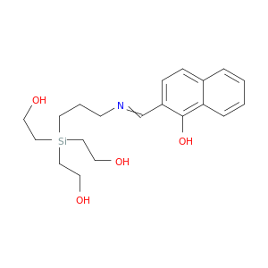 1-Naphthalenol, 2-[[[3-[tris(2-hydroxyethyl)silyl]propyl]imino]methyl]-