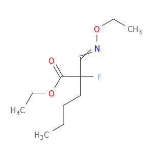 Hexanoic acid,2-(ethoxyiminomethyl)-2-fluoro-, ethyl ester