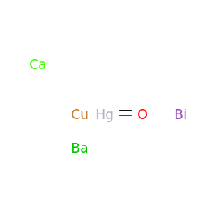 Barium bismuth calcium copper mercury oxide