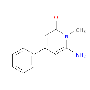 2(1H)-Pyridinone, 6-amino-1-methyl-4-phenyl-