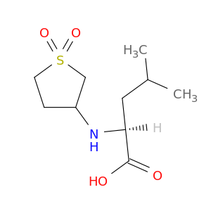 (2S)-2-((1,1-Dioxidotetrahydrothiophen-3-yl)amino)-4-methylpentanoic acid