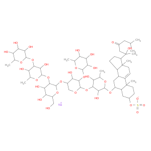 sodium 2-[6-[3,5-dihydroxy-2-[[17-(2-hydroxy-6-methyl-4-oxo-heptan-2-yl)-10,13-dimethyl-3-sulfonatooxy-2,3,4,5,6,7,8,12,14,15,16,17-dodecahydro-1H-cyclopenta[a]phenanthren-6-yl]oxy]-6-methyl-oxan-4-yl]oxy-4-hydroxy-5-(3,4,5-trihydroxy-6-methyl-oxan-2-yl)o