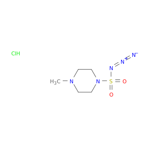 4-methylpiperazine-1-sulfonyl azide hydrochloride(1:1)