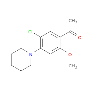Ethanone, 1-[5-chloro-2-methoxy-4-(1-piperidinyl)phenyl]-