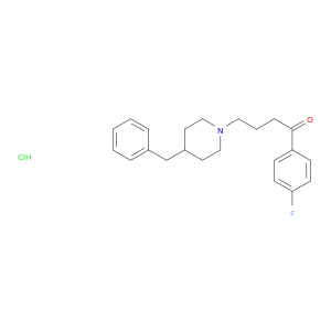 4-(4-benzylpiperidin-1-yl)-1-(4-fluorophenyl)butan-1-one hydrochloride(1:1)