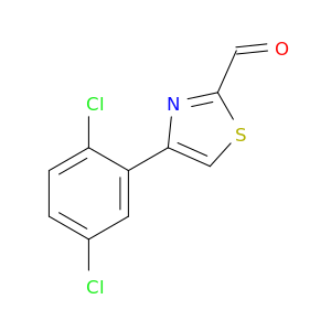 4-(2,5-Dichlorophenyl)-1,3-thiazole-2-carbaldehyde