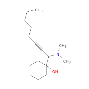 Cyclohexanol, 1-[1-(dimethylamino)-2-octynyl]-