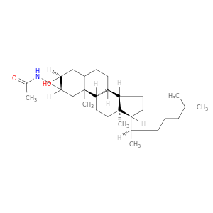 Acetamide, N-[(2b,3a)-3-hydroxycholestan-2-yl]-