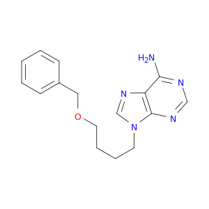 9H-Purin-6-amine, 9-[4-(phenylmethoxy)butyl]-