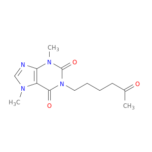 3,7-二甲基-1-(5-氧亚基己基)-1H-嘌呤-2,6(3H,7H)-二酮