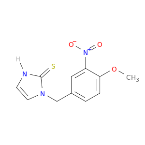 2H-Imidazole-2-thione, 1,3-dihydro-1-[(4-methoxy-3-nitrophenyl)methyl]-