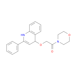 Morpholine, 4-[[(1,4-dihydro-2-phenyl-4-quinolinyl)oxy]acetyl]-