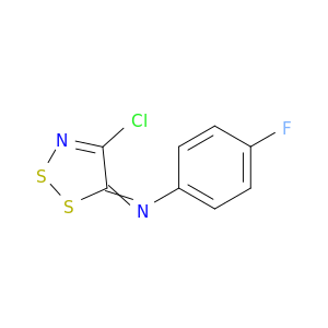 Benzenamine, N-(4-chloro-5H-1,2,3-dithiazol-5-ylidene)-4-fluoro-