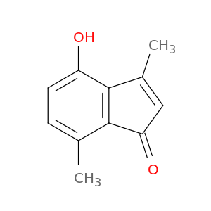 1H-Inden-1-one, 4-hydroxy-3,7-dimethyl-