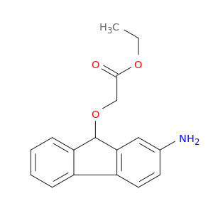 Acetic acid, [(2-amino-9H-fluoren-9-yl)oxy]-, ethyl ester
