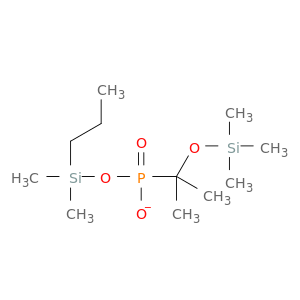 Phosphonic acid, [1-methyl-1-[(trimethylsilyl)oxy]ethyl]-, ethyltrimethylsilyl ester