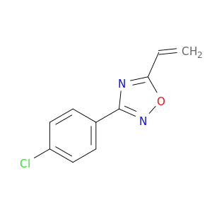 3-(4-chlorophenyl)-5-ethenyl-1,2,4-oxadiazole