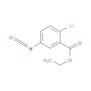 Benzoic acid, 2-chloro-5-isocyanato-, ethyl ester
