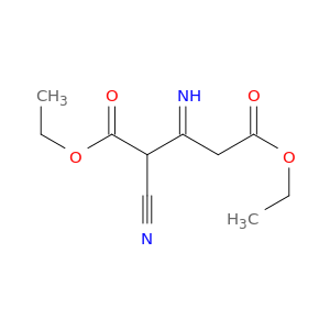 Pentanedioic acid,2-cyano-3-imino-, 1,5-diethyl ester