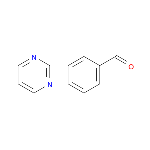 Benzaldehyde, compd. with pyrimidine (1:1)
