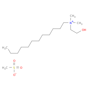 1-十二烷烷烃,N-(2-羟乙基)-N,N-二甲基-,甲磺酸盐(1：1)