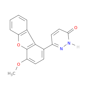 3(2H)-Pyridazinone, 6-(4-methoxy-1-dibenzofuranyl)-