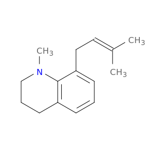 Quinoline, 1,2,3,4-tetrahydro-1-methyl-8-(3-methyl-2-butenyl)-