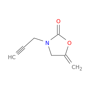2-Oxazolidinone, 5-methylene-3-(2-propyn-1-yl)-
